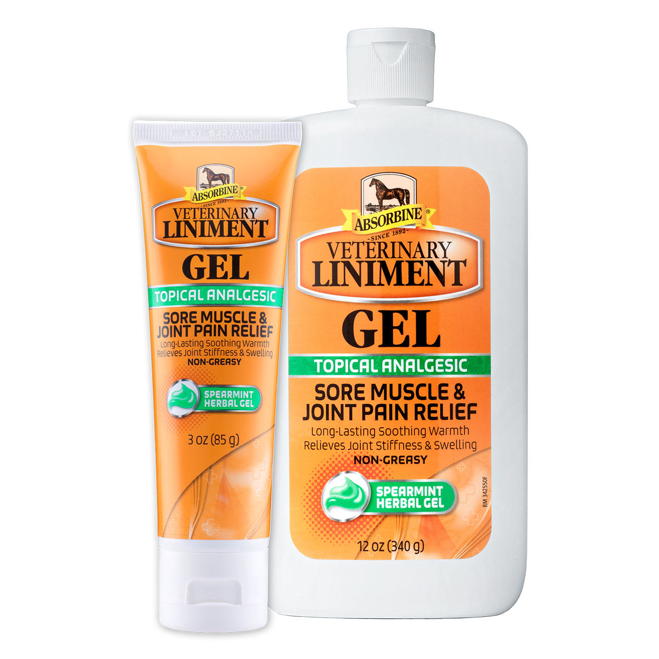 Absorbine Veterinary Liniment Gel 3oz + 12oz Combo Absorbine Veterinary Liniment Gel 3oz + 12oz Combo