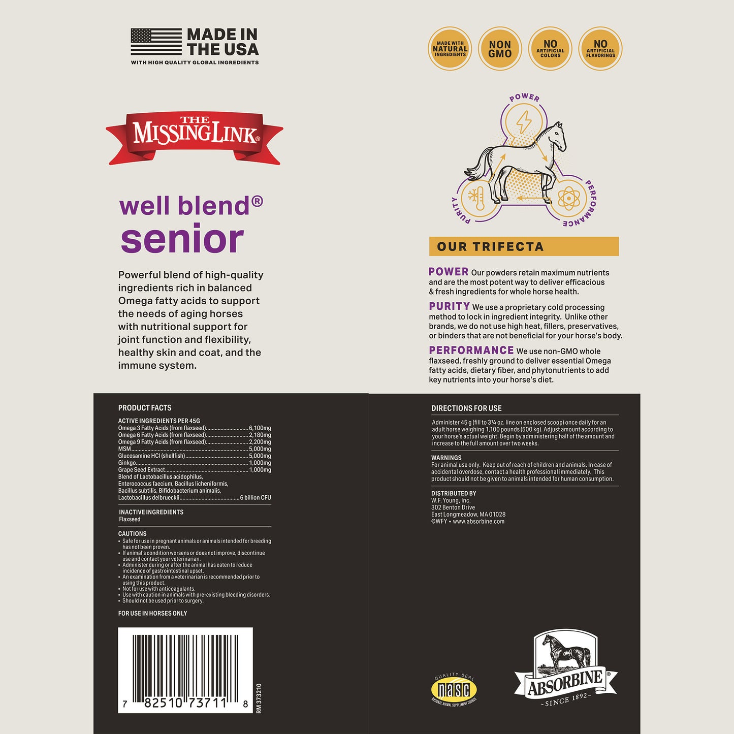 The Missing Link® Well Blend® Senior Supplement Supplements absorbine