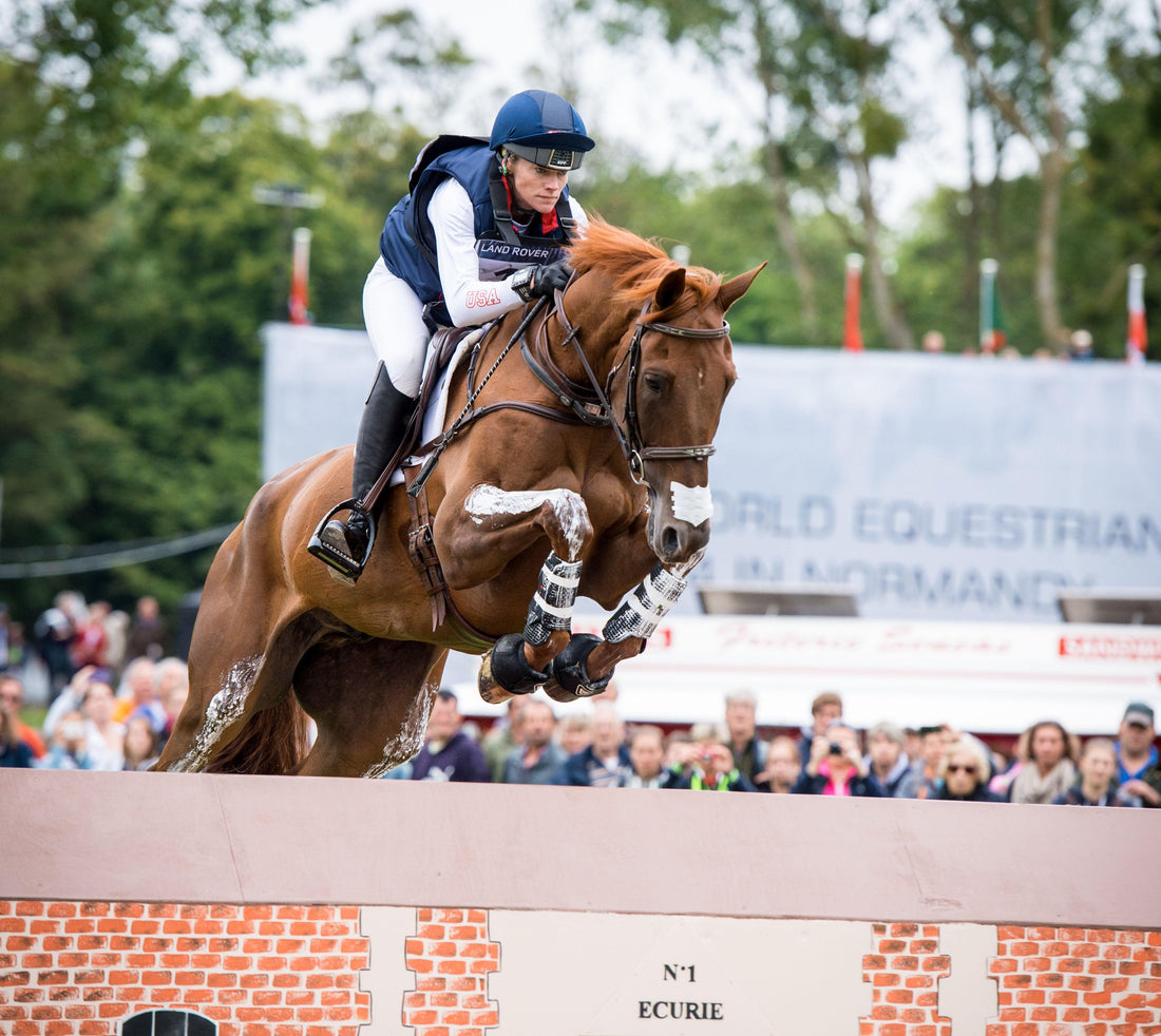  Sinead and "Tate" competing at the World Equestrian Games in Normandy Team Absorbine