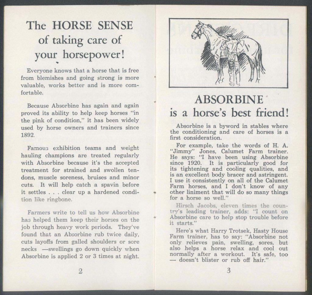 Then and Now, Our Liniments are The Top Choice of Professionals - Absorbine