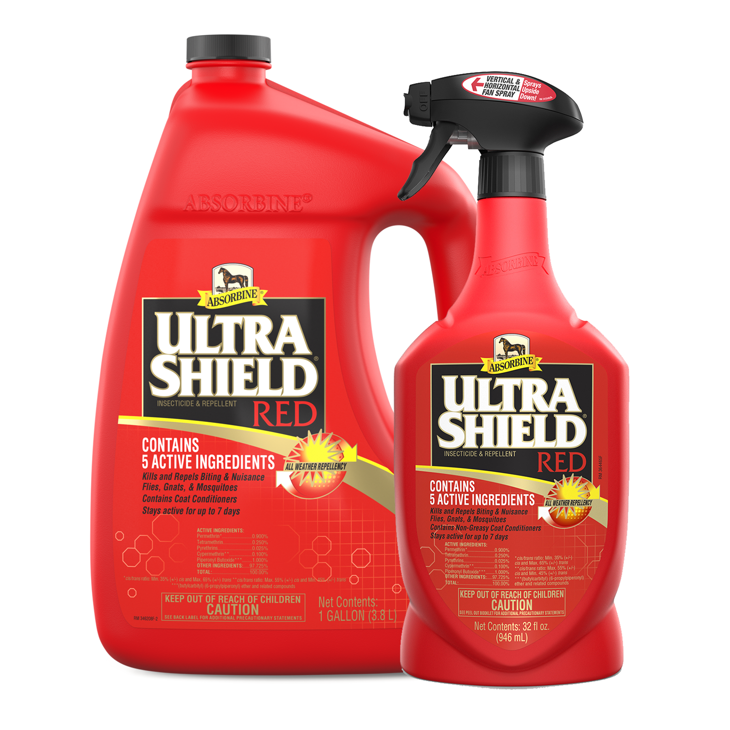 UltraShield Red quart and gallon bundle.