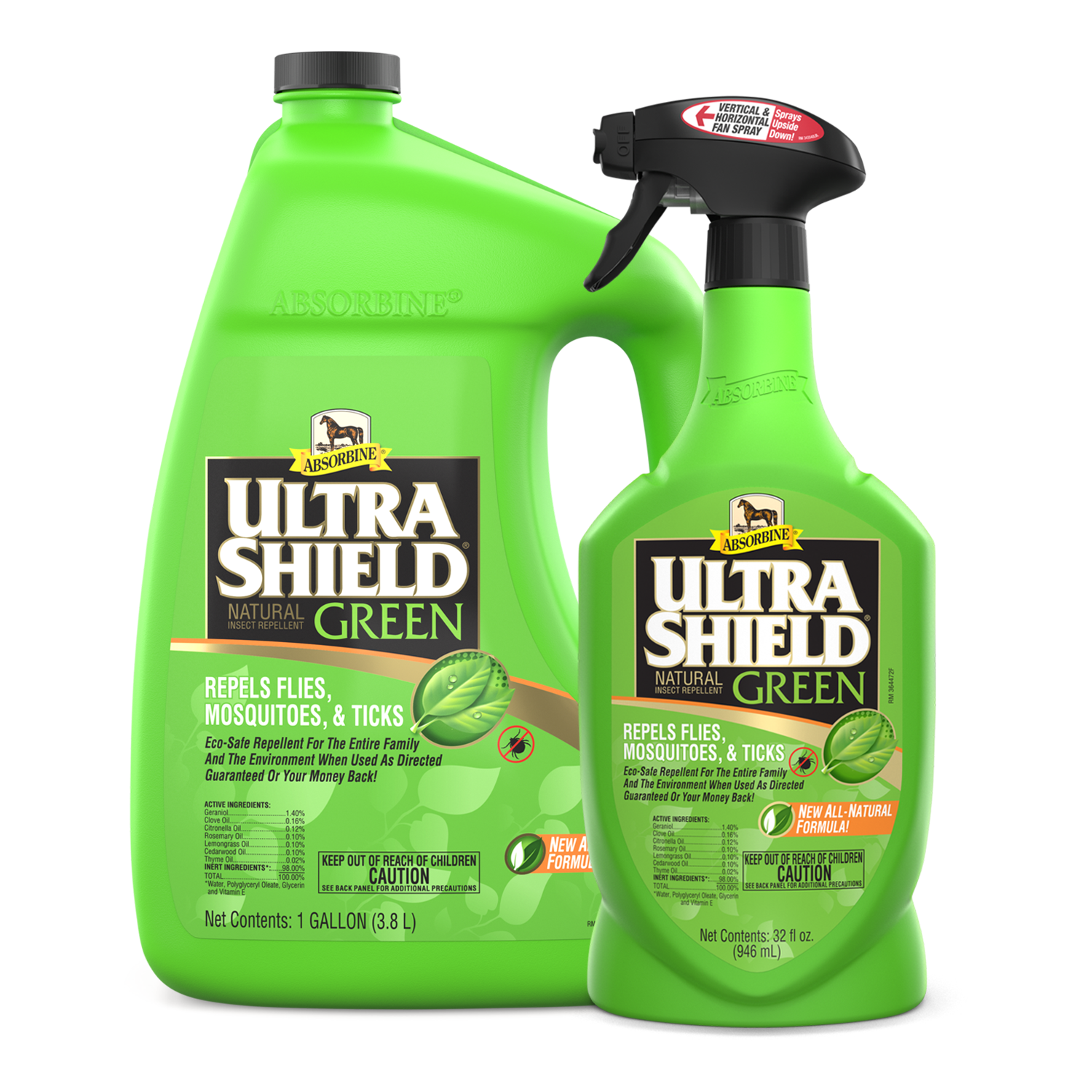 UltraShield Green Natural quart and gallon combo kit.