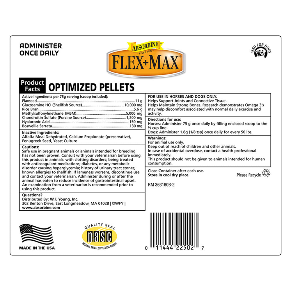 Flex+Max® Joint Health Supplement Pellets