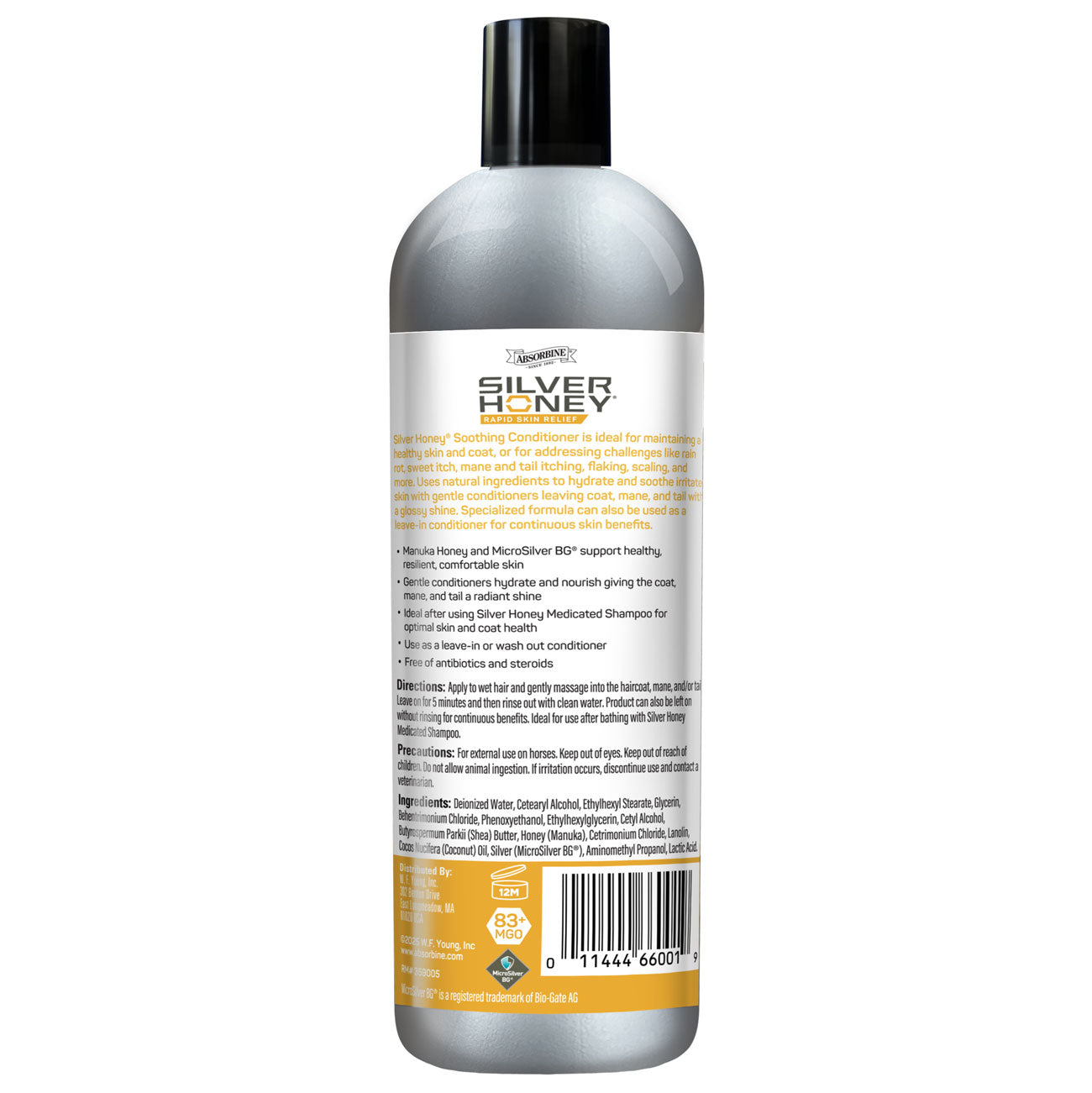 Silver Honey® Rapid Skin Relief Soothing Conditioner – Absorbine
