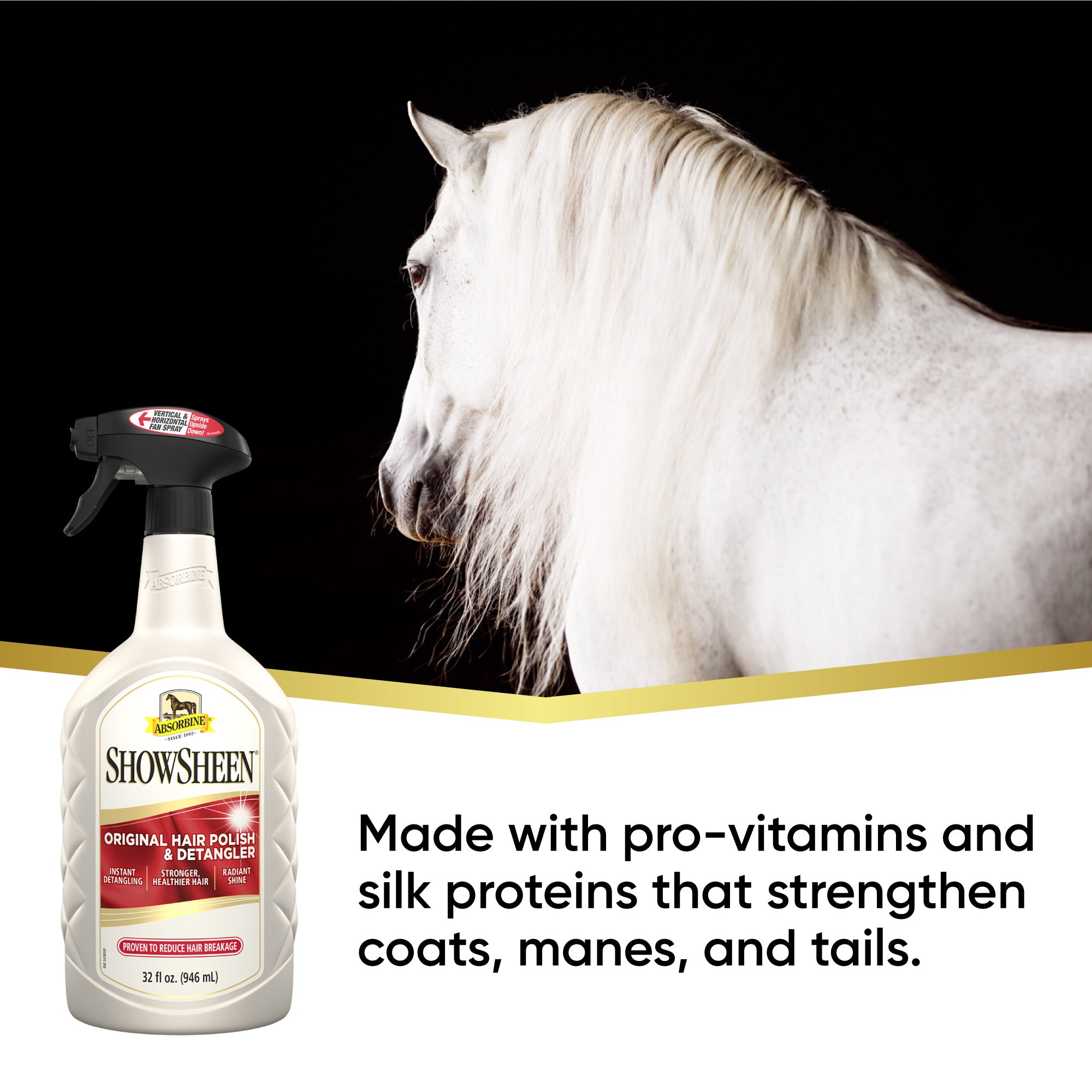 Gleaming Show Day Shine Spray – The Simple Equine