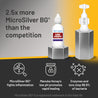 Silver Honey vet strength concentrated doses have 2.5x more MicroSilver BG than the competitor.  MicroSilver BG fights inflammation, Manuka honey's low pH promotes rapid healing, enzymes and ions stop 99.9% of bacteria.