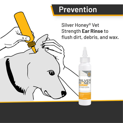 Silver Honey® Rapid Ear Care Vet Strength Ear Rinse Ear Care absorbine   