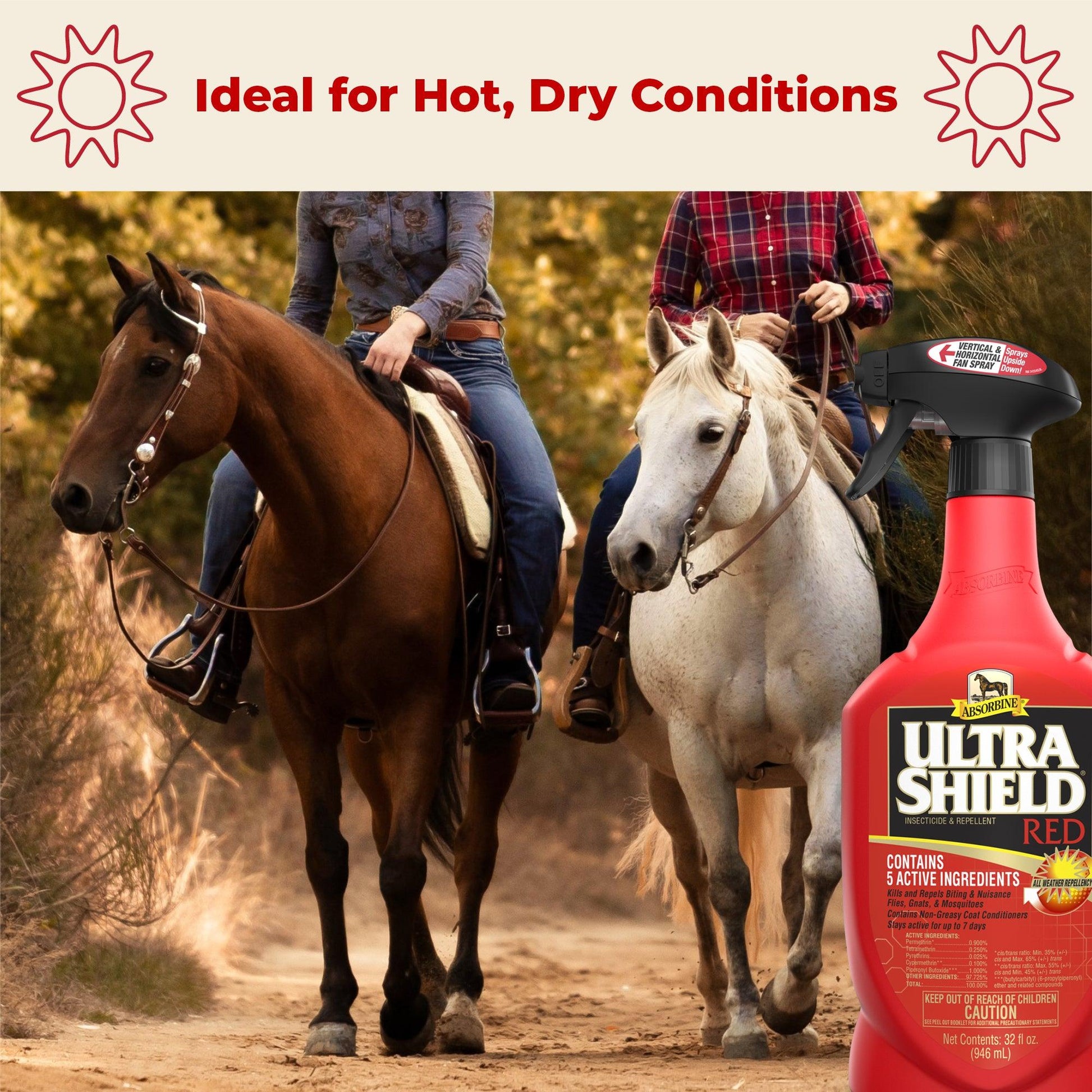 UltraShield® Red Insecticide & Repellent Fly Control absorbine   