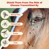 UltraShield® Red insecticide & repellent shield your horse from the risk of disease transmitted by biting flies, mosquitos, gnats and ticks.