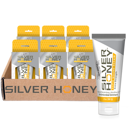 Silver Honey rapid wound repair ointment full case/6