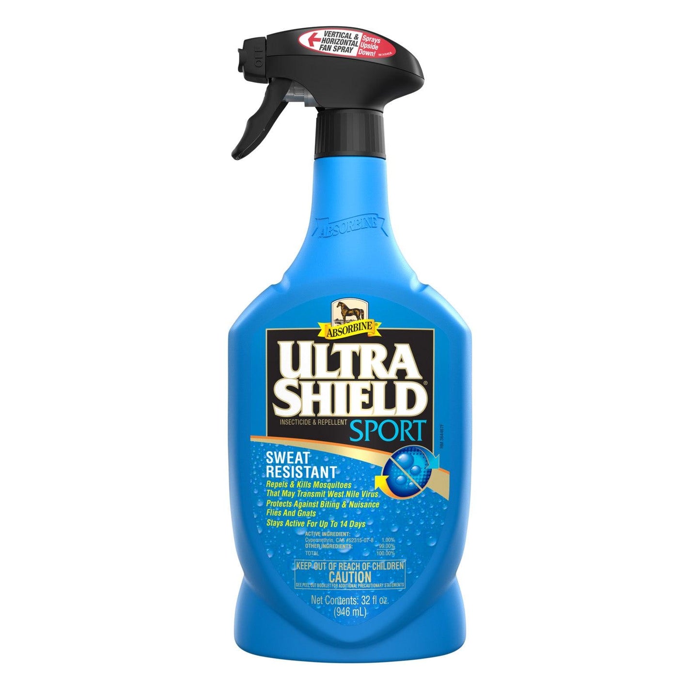 UltraShield® Sport Insecticide & Repellent Fly Control absorbine Quart  