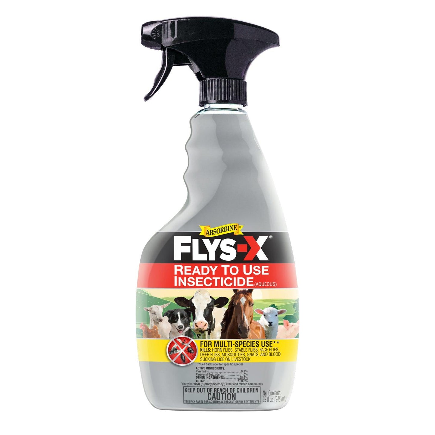 fly spray for indoor plants Absorbine Flys-X For Livestock RTU Insecticide