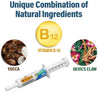 Bute-less paste 3 dose syringe "Unique combination of natural ingredients" Containing Yucca, Vitamin B-12, and Devils Claw.