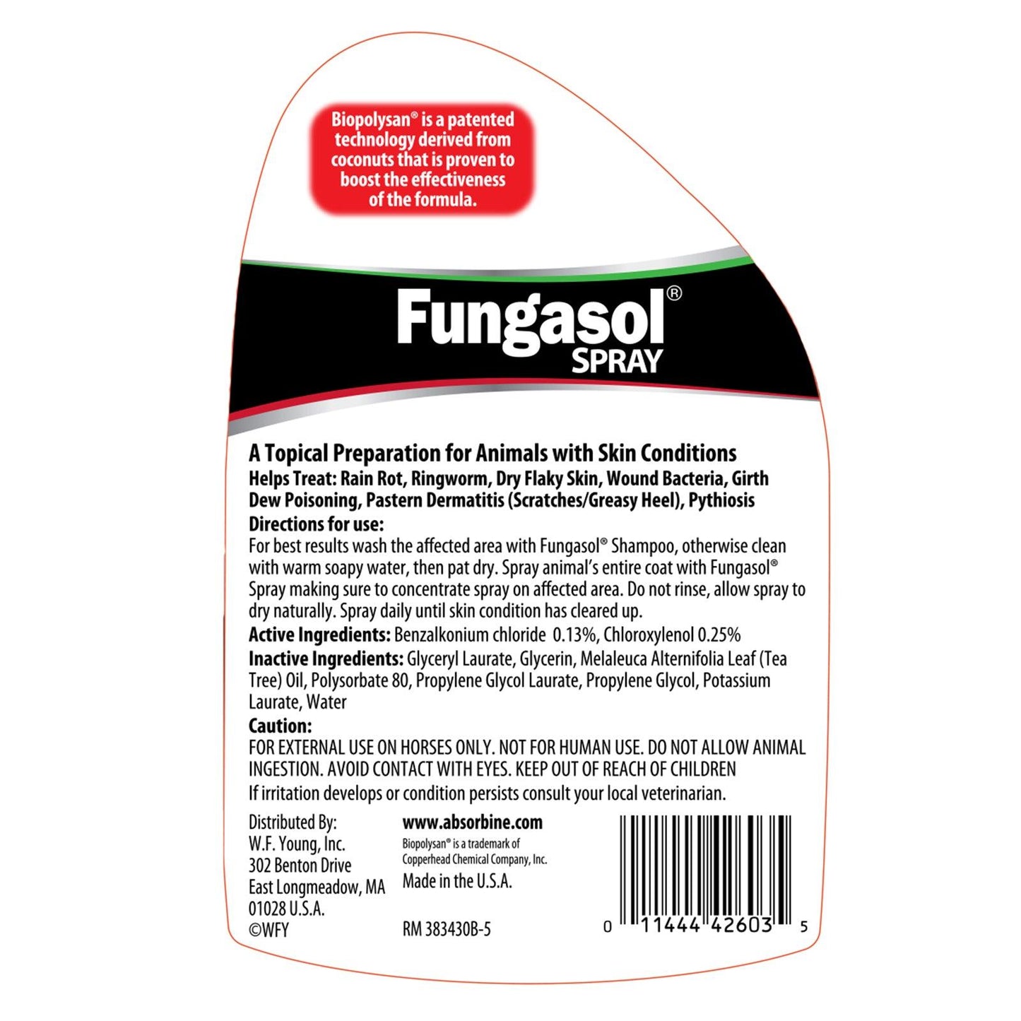 Fungasol® Spray Skin & Coat Care absorbine   