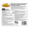 Absorbine Bute-less Performance supplement pellets product facts back label. Comprehensive support for managing occasional stiffness, soreness, and discomfort associated with training and competition.