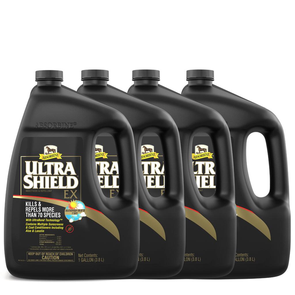 Four UltraShield EX gallons in a row, try out our Barn deals, buy a case of 4 UltraShield EX gallons and save.