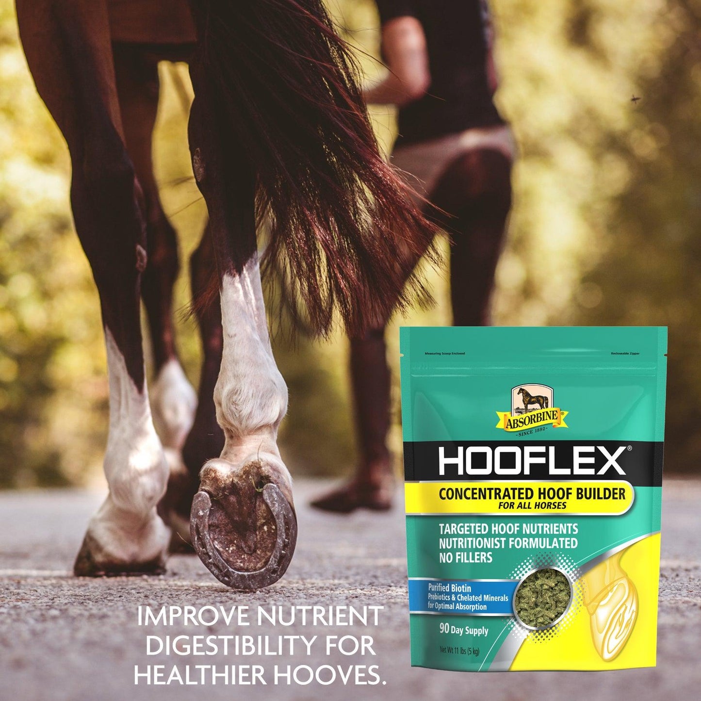 Hooflex® Concentrated Hoof Builder Supplement Hoof Care absorbine   