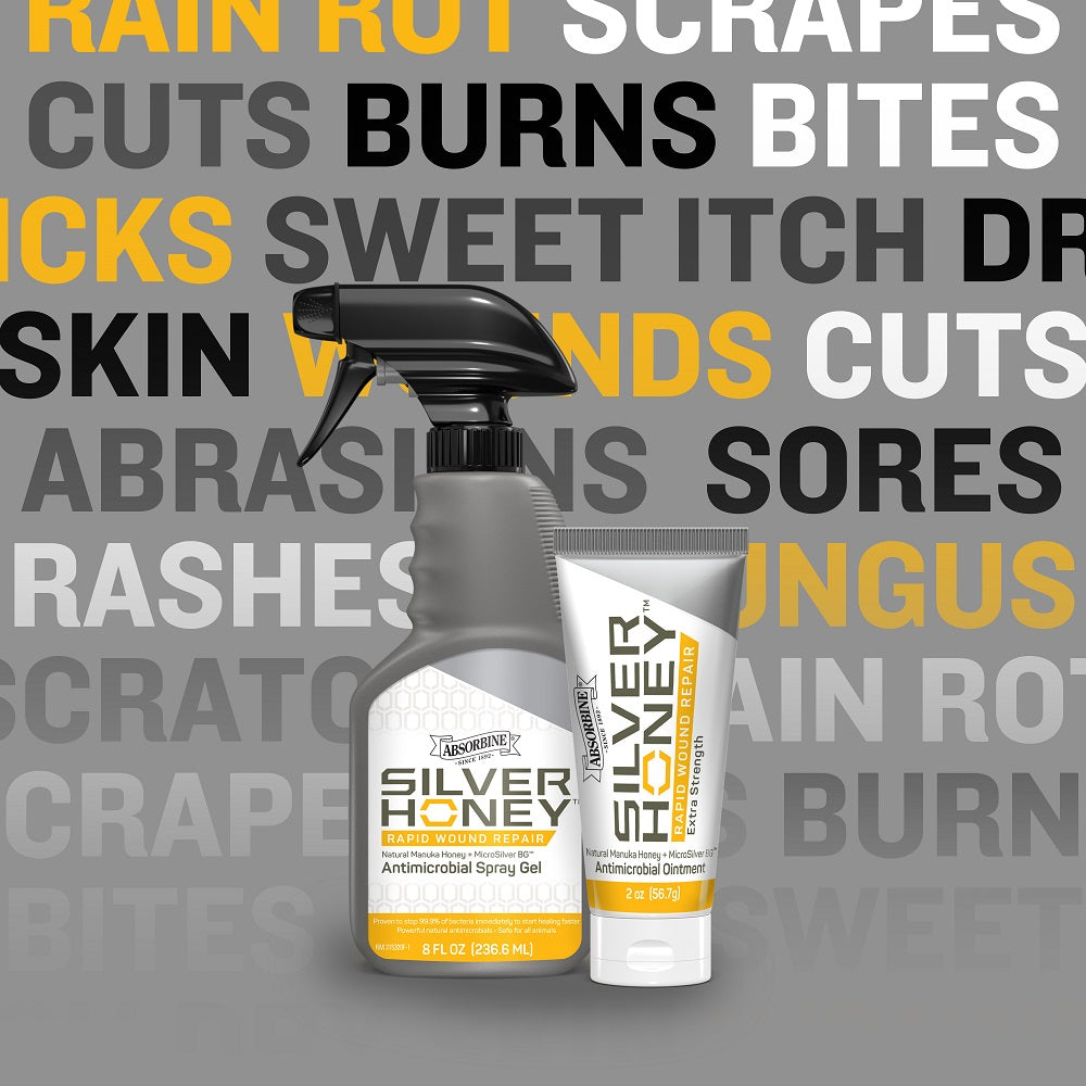 Dejlig score er der Silver Honey® Rapid Wound Repair Spray Gel